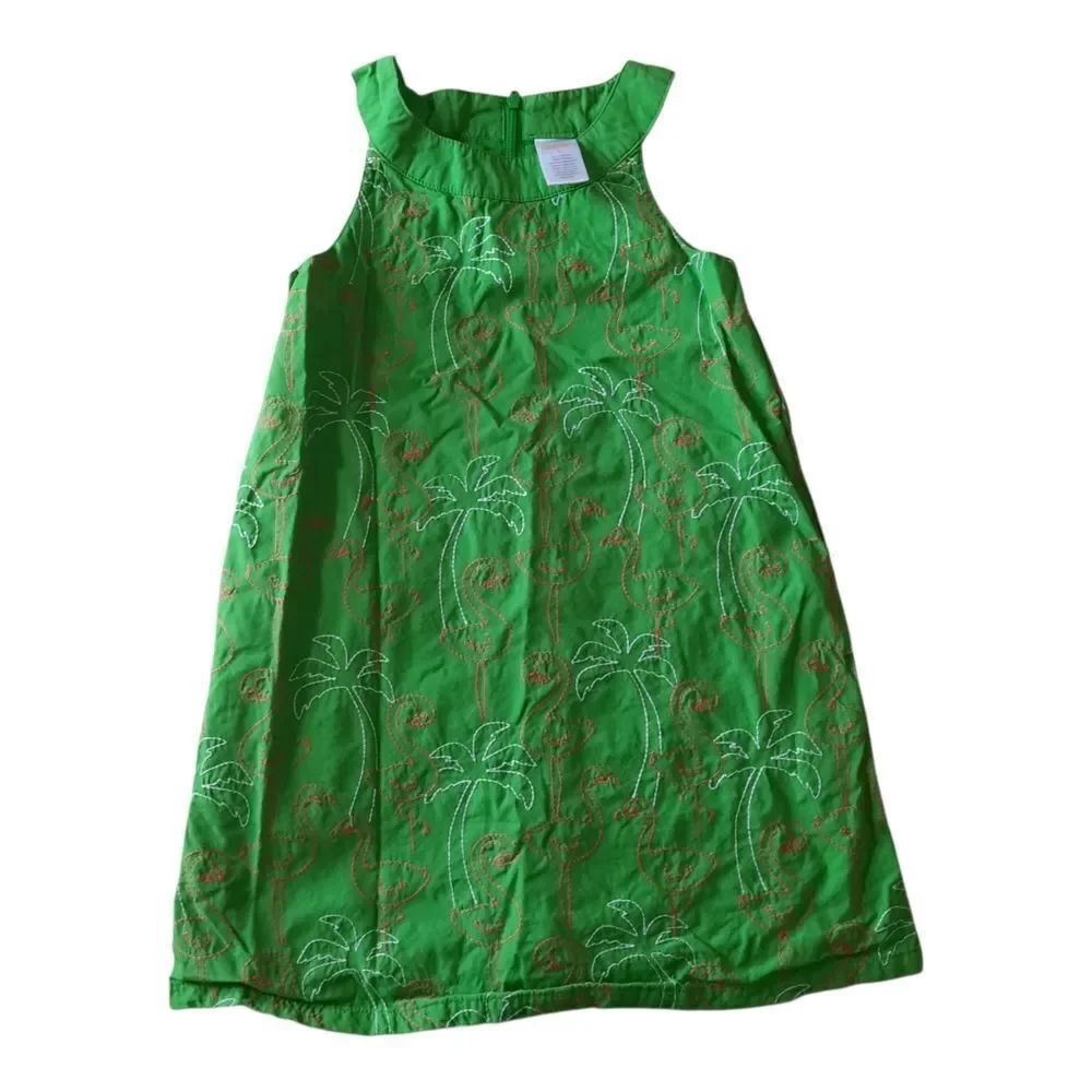 Gymboree Green Sleeveless Scoop Neck Sundress
